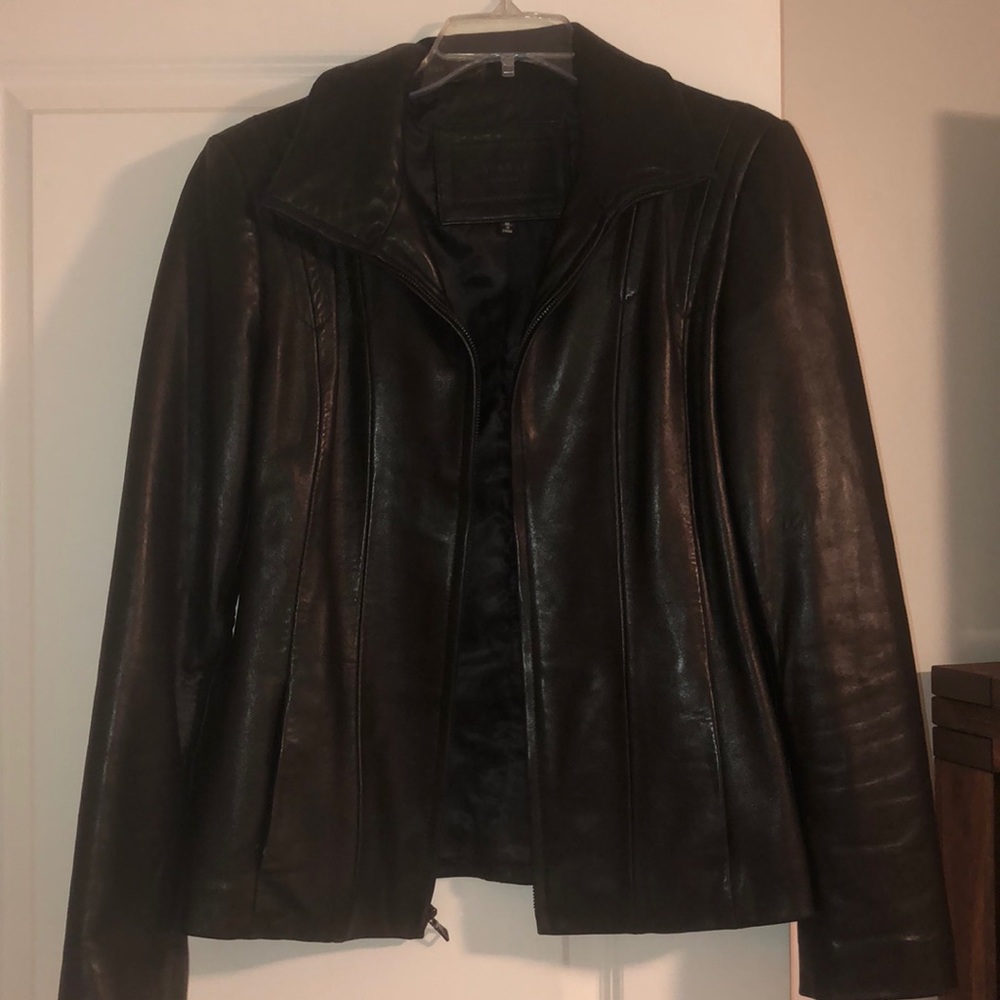 Women’s Genuine Leather Jacket-Size Medium